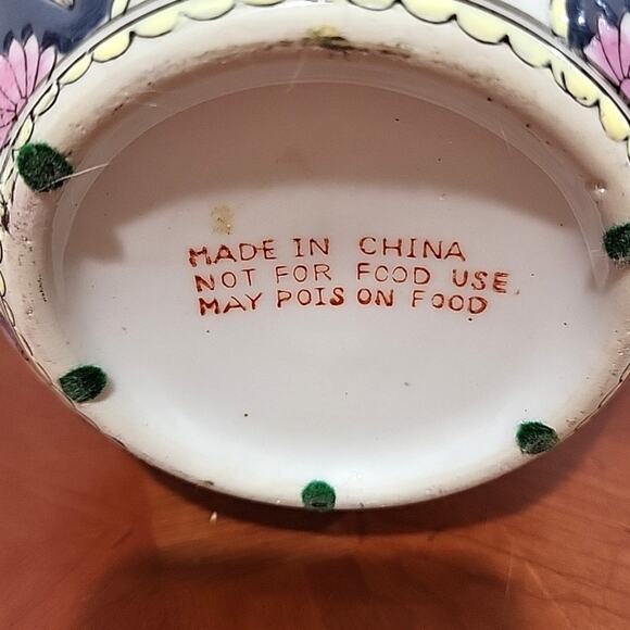 Chinese Asian Porcelain Ginger Jar 8.5x7 Beautiful - Picture 8 of 8